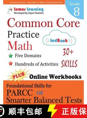 【3-4周达】Common Core Practice - Grade 8 Math: Workbooks to Prepare for the Parcc or Smarter Balance... [9781940484488]