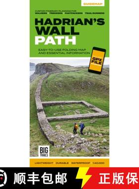 【3-4周达】Hadrian's Wall Path: Easy-to-use folding map and essential information, with custom itiner... [9781839810312]