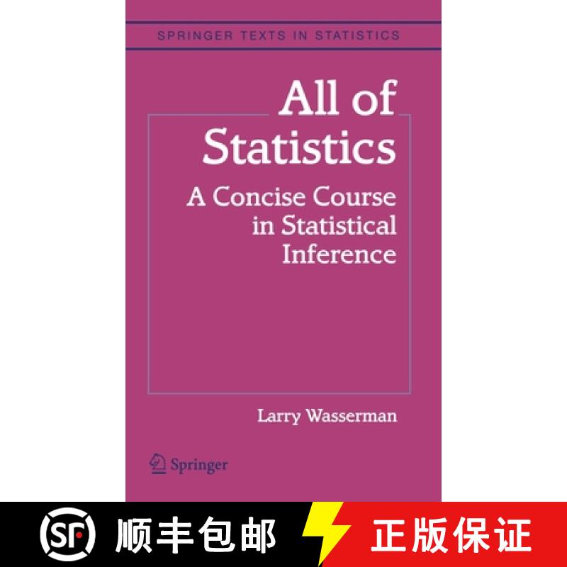 【3-4周达】All of Statistics : A Concise Course in Statistical Inference [9780387402727]
