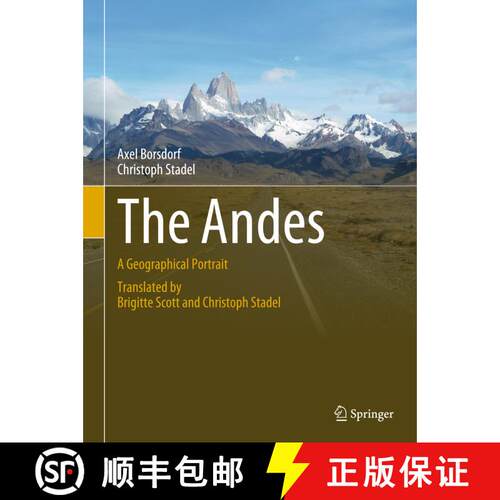 【3-4周达】精装 The Andes: A Geographical Portrait [9783319035291]