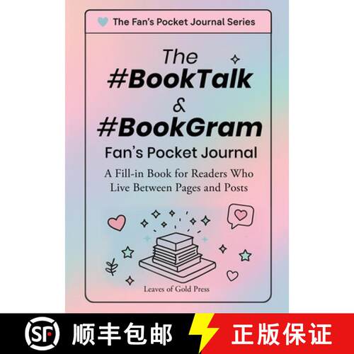 【3-4周达】The #BookTalk & #BookGram Fan's Pocket Journal: A Fill-In Book for Readers Who Live Betwee... [9781923212534]