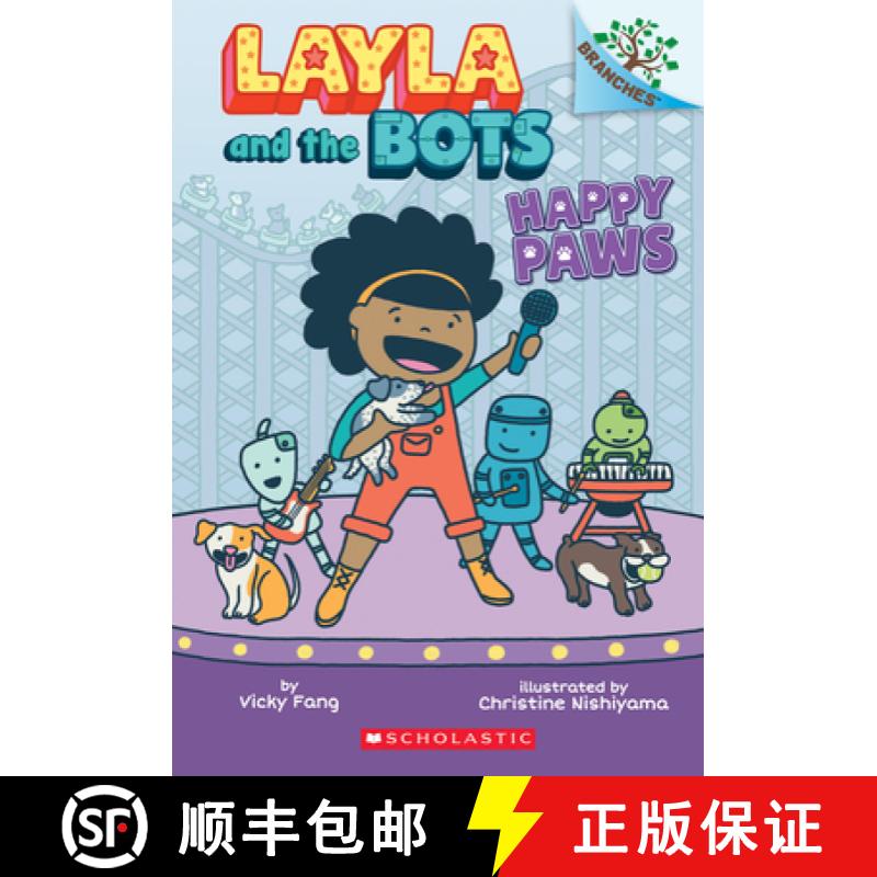 Happy Paws: A Branches Book (Layla and the Bots #1): Volume 1 [9781338582895]