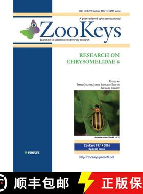 预订 ZooKeys 597: Research on Chrysomelidae, Volume 6 [9789546428257]
