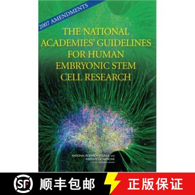 【3-4周达】2007 Amendments to the National Academies' Guidelines for Human Embryonic Stem Cell Research [9780309105590]