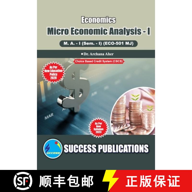 【3-4周达】Micro Economic Analysis I, First Year, M.A, Sem-I-English [9788119180677]