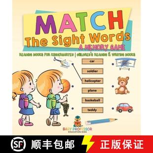 Memory Kindergarten Game Reading The Words 9798869412614 Readin... Match Sight for Books Children 3周达