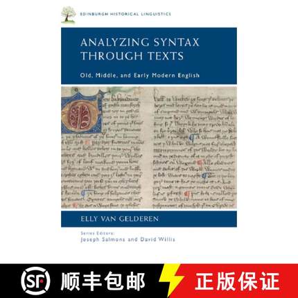 【3-4周达】Analyzing Syntax Through Texts: Old, Middle, and Early Modern English [9781474420389]