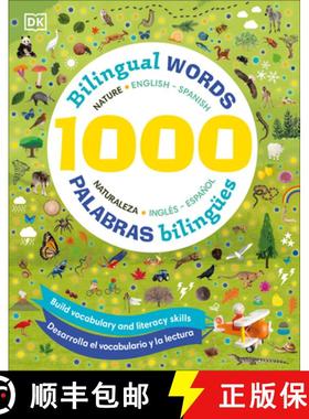 【3-4周达】1000 Bilingual Words Nature English-Spanish/1000 Palabras Bilingã1/4es Naturaleza Ingles ... [9780744064483]