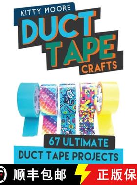 【3-4周达】Duct Tape Crafts (3rd Edition): 67 Ultimate Duct Tape Crafts - For Purses, Wallets & Much ... [9781925997941]