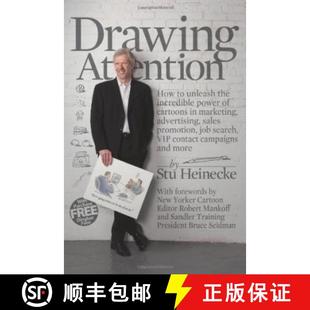 【3-4周达】Drawing Attention: How to unleash the incredible power of cartoons in marketing, advertisi... [9780615472515]