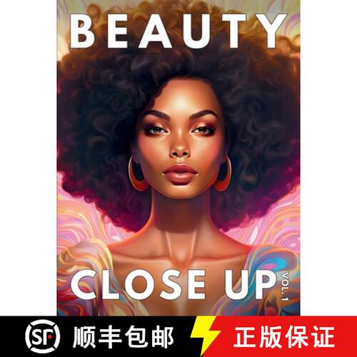 【3-4周达】Beauty Close Up: Vol.1 - A Grayscale Coloring Book of Black Women [9798988984603]