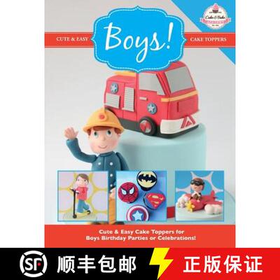 【3-4周达】Cute & Easy Cake Toppers for BOYS! [9781908707628]