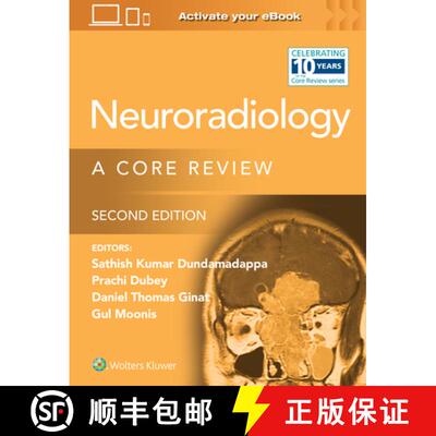【3-4周达】Neuroradiology : A Core Review: Print + eBook with Multimedia [9781975199265]
