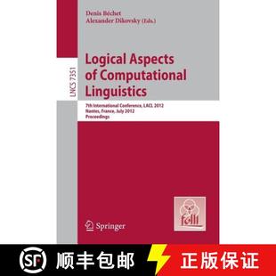 Aspects Linguistics Logical 2012 9783642312618 Lacl 4周达 International 7th Computational Nan... Conference