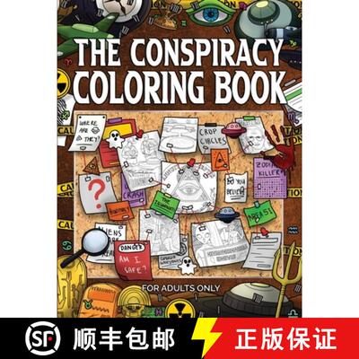 【3-4周达】The Conspiracy Coloring Book: The Enigmatic World of the Unknown: The E... [9798869085931]
