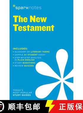 【3-4周达】New Testament Sparknotes Literature Guide: Volume 47 [9781411469648]
