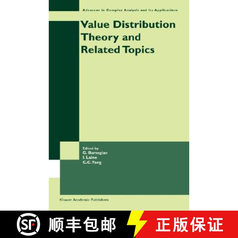 【3-4周达】Value Distribution Theory and Related Topics [9781402079504]