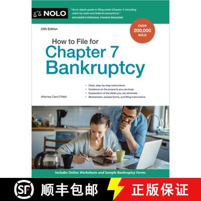 【3-4周达】How to File for Chapter 7 Bankruptcy [9781413332957]