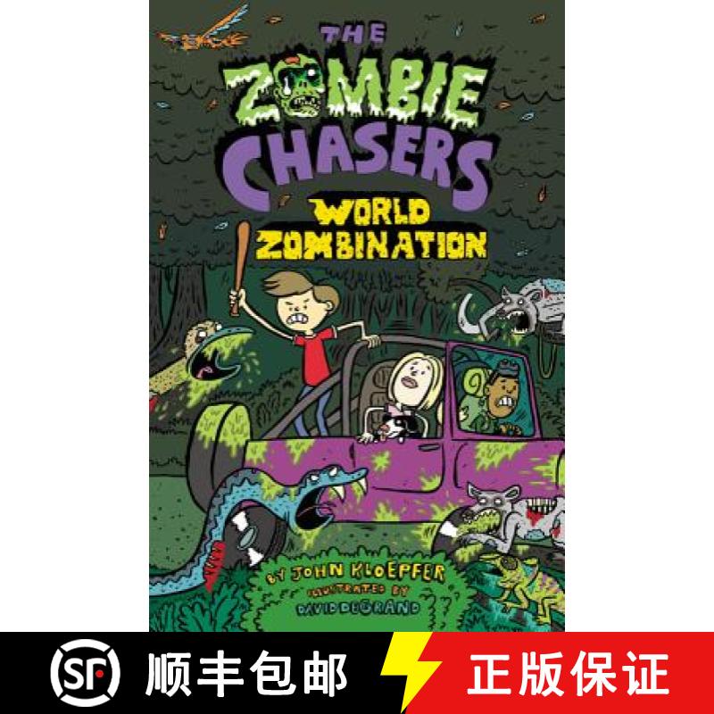 【3-4周达】The Zombie Chasers #7: World Zombination [9780062290274]