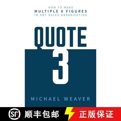 【3-4周达】Quote 3: How to Make Multiple 6 Figures in Any Sales Organization [9798888455920]