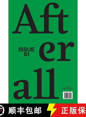 【3-4周达】Afterall: Spring/Summer 2021, Issue 51 Volume 51 [9781846382505]