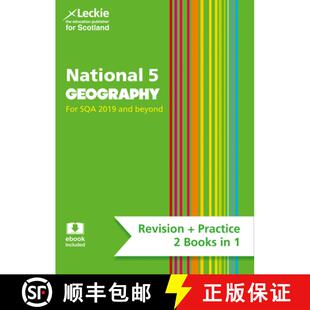 【3-4周达】Leckie National 5 Geography for Sqa 2019 and Beyond - Revision + Practice - 2 Books in 1: ... [9780008435394]