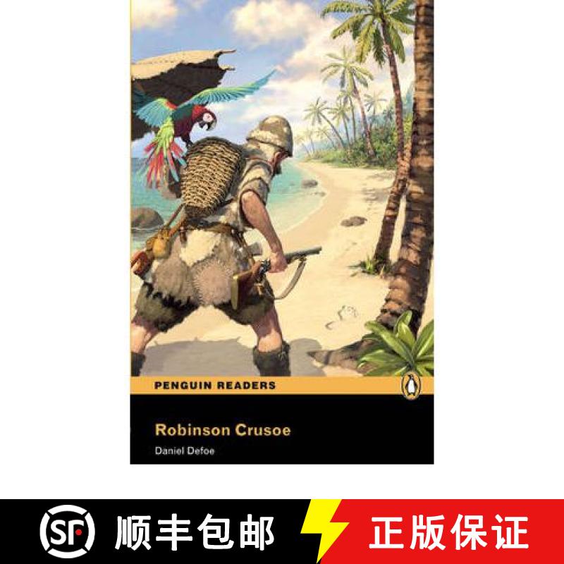 【3-4周达】Level 2: Robinson Crusoe Book and MP3 Pack [9781408278154]