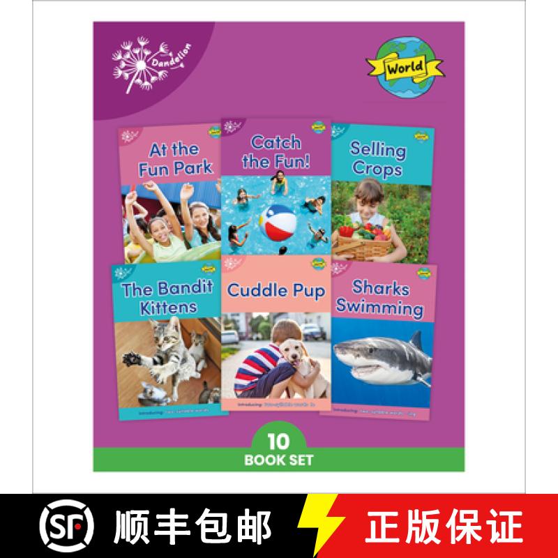 【3-4周达】Phonic Books Dandelion World Stages 16-20 ('Tch' and 'Ve', Two-Syllable Words, Suffixes -E... [9780744095937]