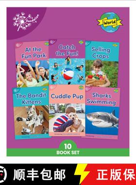 【3-4周达】Phonic Books Dandelion World Stages 16-20 ('Tch' and 'Ve', Two-Syllable Words, Suffixes -E... [9780744095937]