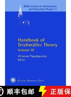 预订 Handbook of Teichmuller Theory: Part, Volume 3 [9783037191033]