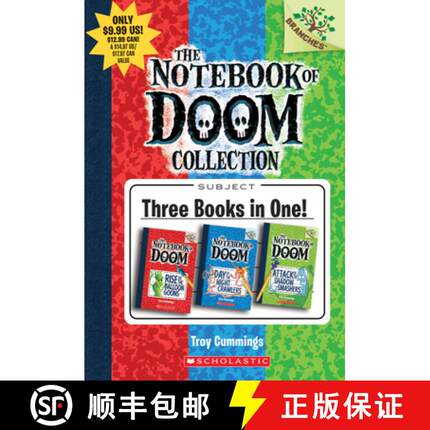 【3-4周达】The Notebook of Doom (Books 1-3): A Branches Box Set: A Branches Book [9781338101997]