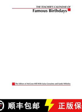 【3-4周达】Teacher's Calendar of Famous Birthdays [9780071412308]