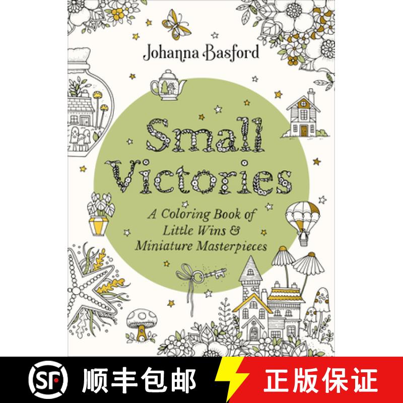 【3-4周达】Small Victories: A Coloring Book of Little Wins and Miniature Masterpieces [9780143137856]