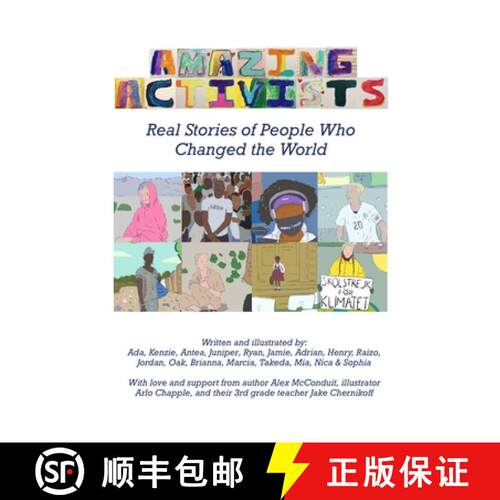 【3-4周达】Amazing Activists : Real Stories of People Who Changed the World [9780985199876]