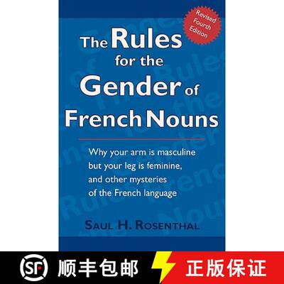 【3-4周达】The Rules for the Gender of French Nouns: Revised Fourth Edition [9781604943061]
