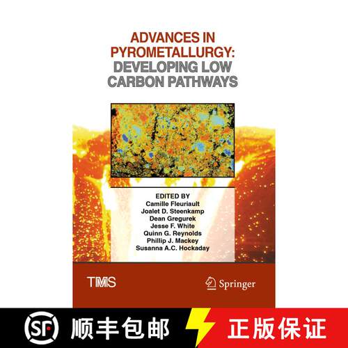 【3-4周达】Advances in Pyrometallurgy: Developing Low Carbon Pathways [9783031226366]
