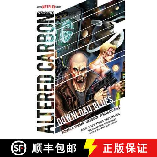 【3-4周达】精装 Altered Carbon: Download Blues [9781524109677]