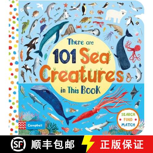 There Are 101 Sea Creatures in This Book : A Search and Find Book for Children [9781529010367]