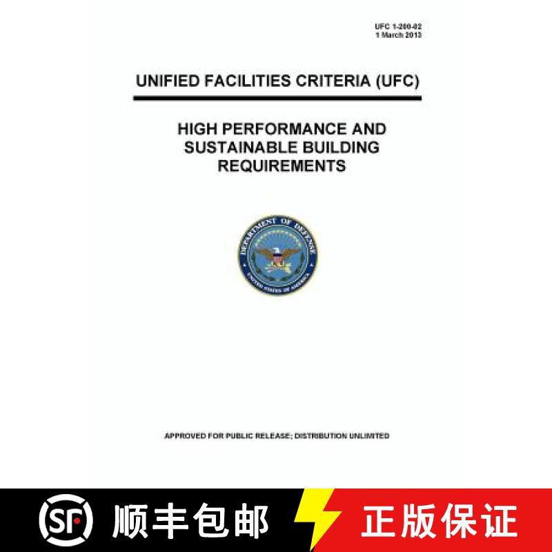 【3-4周达】UFC 1-200-02 High Performance and Sustainable Building Requirements [9780615967882]