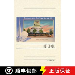 【3-4周达】Vintage Lined Notebook Greetings from New York World's Fair, National Cash Register Building [9798385439959]