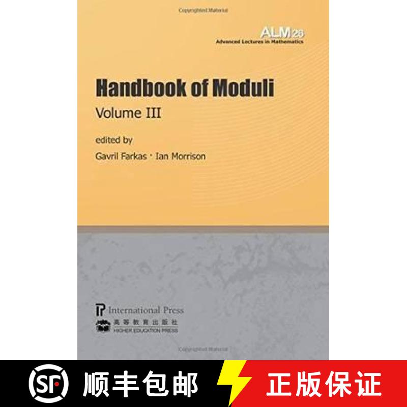 【3-4周达】Handbook of Moduli: Volume III [9781571462596]