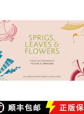 【3-4周达】Sprigs, Leaves and Flowers: Stenciled Ornaments from W.A. Dwiggins [With Envelope] [9798991621229]