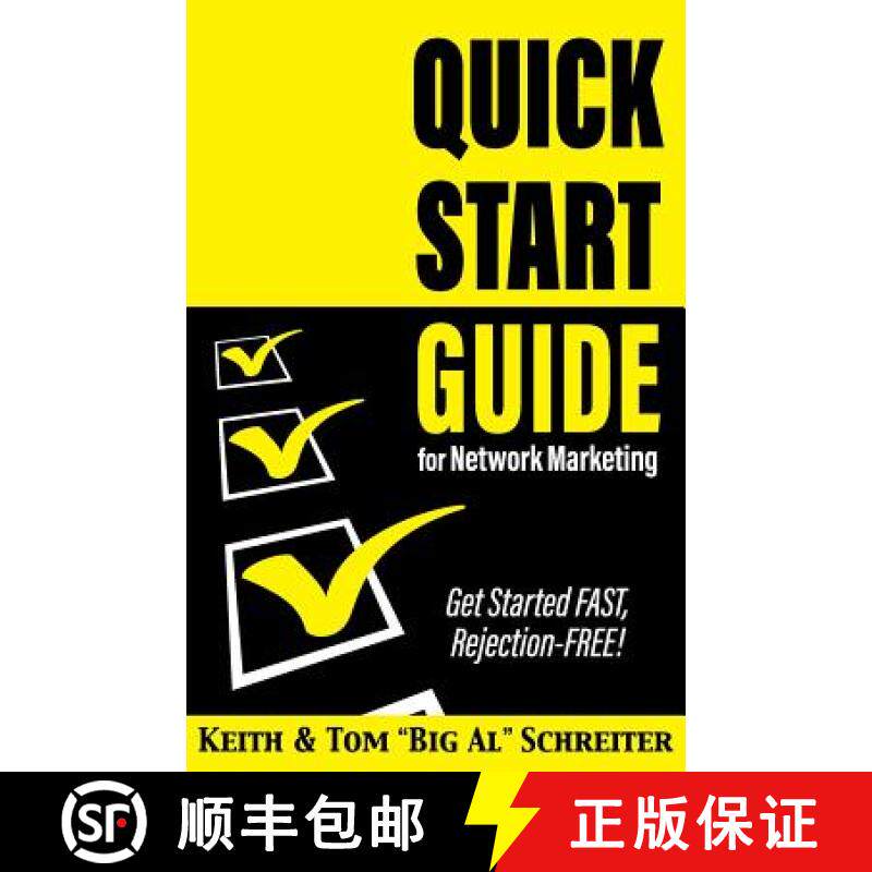 【3-4周达】Quick Start Guide for Network Marketing: Get Started FAST, Rejection-FREE! [9781948197175]