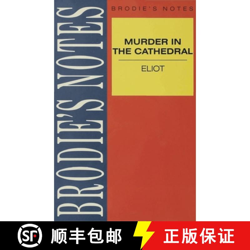 【3-4周达】Eliot: Murder in the Cathedral [9780333580868]