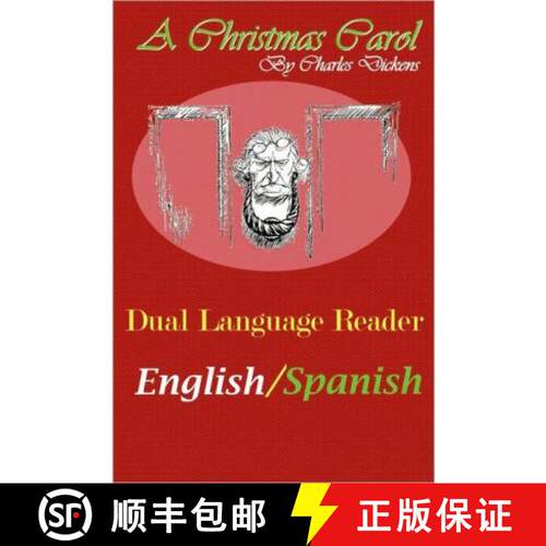 【3-4周达】A Christmas Carol: Dual Language Reader (English/Spanish) [9780983150305]