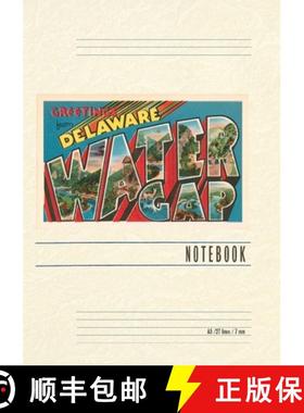 预订 Vintage Lined Notebook Greetings from Delaware, Water Gap, Pennsylvania [9798385444298]