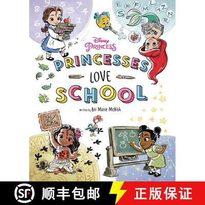 【3-4周达】Disney Princess: Princesses Love School! [9781368094658]