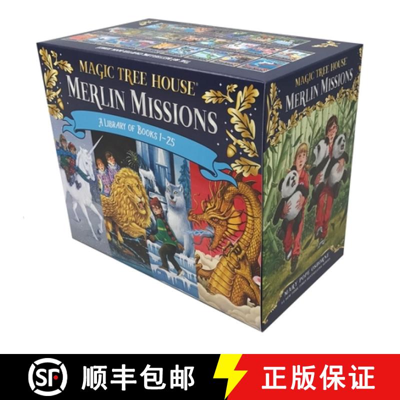 【3-4周达】Magic Tree House Merlin Missions Books 1-25 Boxed Set [9781524765248]