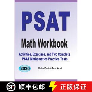 Math Activities PSAT Practice 9781646126712 Length Workbook 4周达 Two and Exercises Tests Full