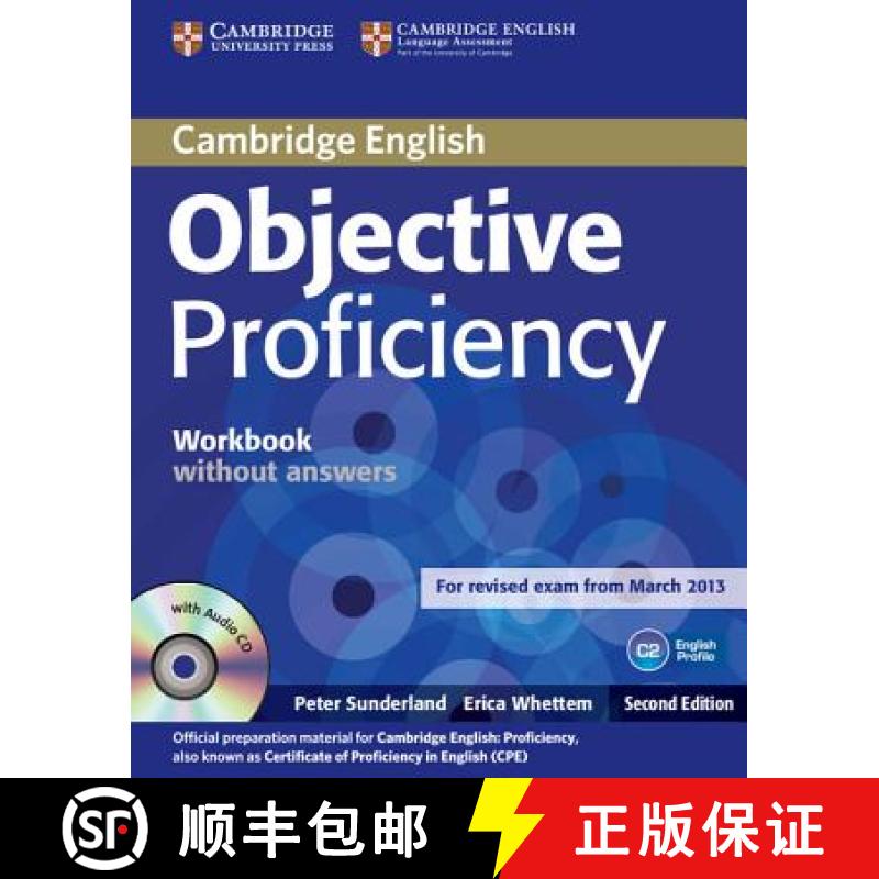 【3-4周达】Objective Proficiency Workbook without Answers with Audio CD: - Objective Proficiency Work... [9781107621565]